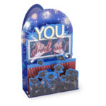 Pop-Up Card - картичка за честитање, Graduation Party