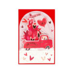 Pop-Up Card - картичка за честитање, Love Cart - Image 2
