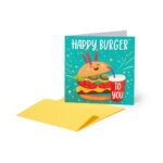 Greeting Cards – мала картичка за честитање, Burger