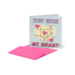 Greeting Cards – мала картичка за честитање, Tic-Tac-Toe