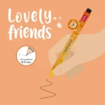 Lovely Friends - гел пенкало, Lion - Image 3
