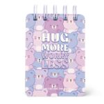 Notepad Spiral Mini - нотес, линии, Teddy Bear