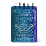 Notepad Spiral Mini - нотес, линии, Moth