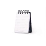 Notepad Spiral Mini - нотес, линии, Moth - Image 3