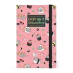 Notebook Medium - Тетратка, линии, Sushi Cat