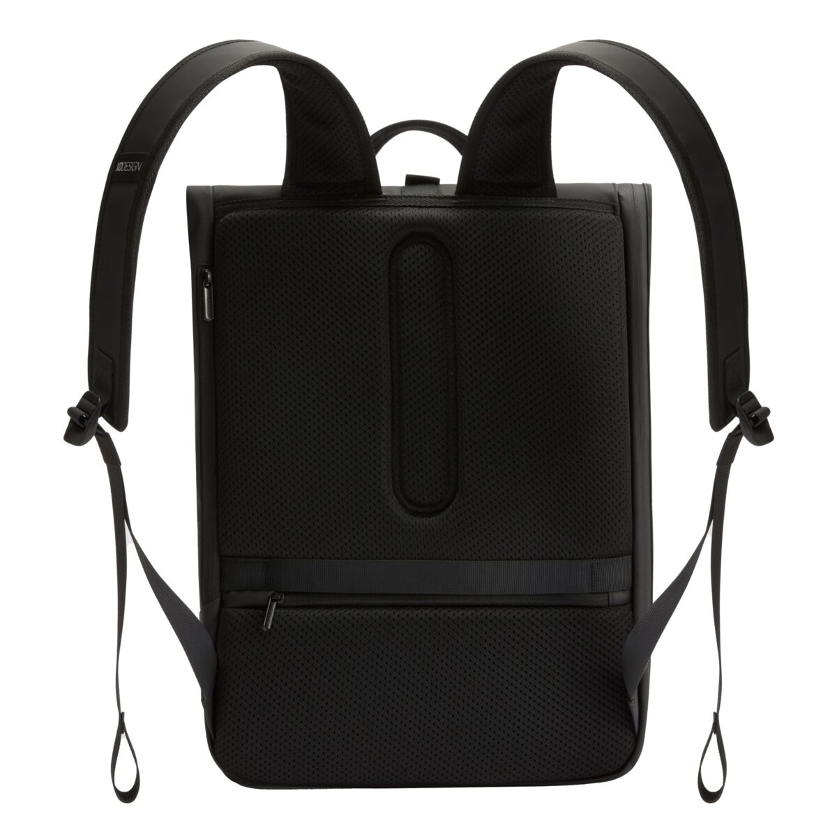 Urban Water Resistant Flap-top Backpack - ранец, black - Image 3