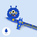 Erasable Gel Pen - пенкало, Monster – слика 2