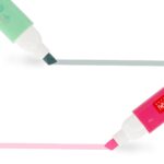 Meow Set of 6 Dual-Tip Highlighters - сет од 6 маркери - Image 5