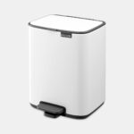Bo Pedal Bin - канта за отпадоци, 7L, White - Image 4