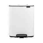 Bo Pedal Bin - канта за отпадоци, 12L, White