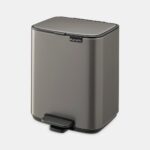 Bo Pedal Bin - канта за отпадоци, 7L, Platinum - Image 2