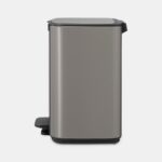Bo Pedal Bin - канта за отпадоци, 7L, Platinum - Image 4