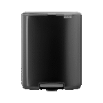 Bo Pedal Bin - канта за отпадоци, 12L, Matt Black