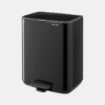 Bo Pedal Bin - канта за отпадоци, 12L, Matt Black - Image 2