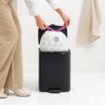 Bo Pedal Bin - канта за отпадоци, 12L, Matt Black - Image 5