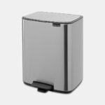 Bo Pedal Bin - канта за отпадоци, 12L, Matt Steel Fingerprint Proof - Image 3