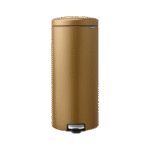 NewIcon Pedal Bin - канта за отпадоци, 30L, Warm Brass