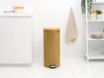 NewIcon Pedal Bin - канта за отпадоци, 30L, Warm Gold - Image 2