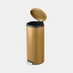 NewIcon Pedal Bin - канта за отпадоци, 30L, Warm Gold - Image 3