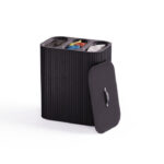 Tota Trio Luxe 90L - корпа за алишта, Black