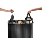 Tota Trio Luxe 90L - корпа за алишта, Black - Image 2
