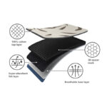 Glide Plus Ironing Board - даска за пеглање, Ecru Scatter - Image 3