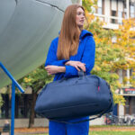 Overnighter Plus - торба, Herringbone Dark Blue - Image 4