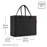 Daily Shopper - ташна, Rhombus Black - Image 3
