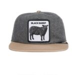 Flatbill Baseball Cap Flock Mountain - капа, Grey Sheep