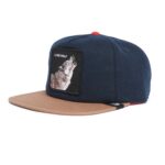 Flatbill Baseball Cap One Pack - капа, Navy Wolf - Image 6