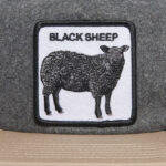 Flatbill Baseball Cap Flock Mountain - капа, Grey Sheep - Image 3