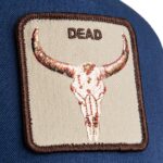 Baseball Cap Two-Tone Skull - капа, Blue - Image 2