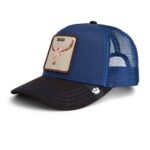 Baseball Cap Two-Tone Skull - капа, Blue - Image 8