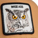 Baseball Cap Wise Ass - капа, Owl Brown - Image 2
