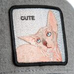 Baseball Cap Cute Remix - капа, Cat Multicolor - Image 2