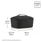 Coolerbag M Pocket - термо торба, Raffia Blue - Image 2