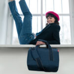 Allrounder M - торба, Herringbone Dark Blue - Image 3