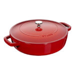 Staub Braisers - сад за готвење, 24 см, cherry