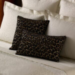 YVES DELORME LEOPARD Nuit - навлака за перница 45х45см - Image 2