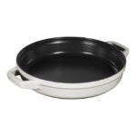 Staub Stackable set - тенџере и тава со капак, 24 см, white truffle - Image 8