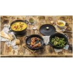 Staub Stackable set - 2 тенџериња и тава со капак, 24 см, black - Image 3