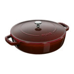 Staub Braisers – сад за готвење, 24 см, grenadine red
