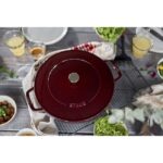Staub Braisers – сад за готвење, 24 см, grenadine red - Image 2