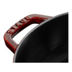 Staub Braisers – сад за готвење, 24 см, grenadine red - Image 4