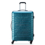 Nosybe Suitcase L 76 cm 4 wheels – куфер Teal Blue