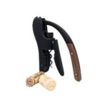 Lever Corkscrew Black + Walnut - отварач