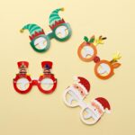 Holiday Paper Eyeglasses - сет од 8 пара новогодишни украсни очила - Image 2
