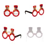 Holiday Paper Eyeglasses - сет од 8 пара новогодишни украсни очила - Image 5