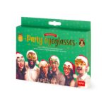 Holiday Paper Eyeglasses - сет од 8 пара новогодишни украсни очила - Image 4