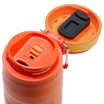 IceFlow™ Bottle Twist Flip | 0.47L - термос Goldenrod Coral - Image 3